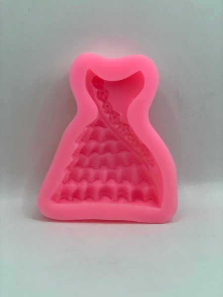 قالب سيلكون شكل فستان عروس